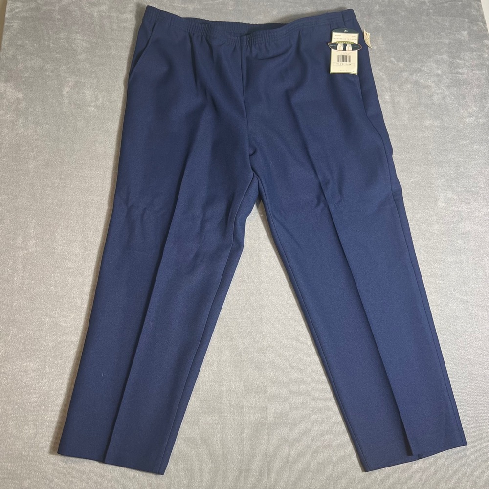Vintage‎ Levi Strauss Bend Over Navy Blue Dress Pants 24W Proportioned Short NWT